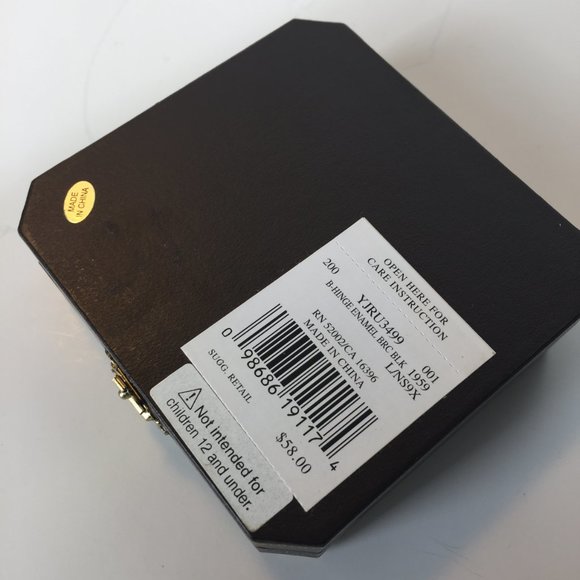 🏆🖤JUICY COUTURE Black Buckle Bangle Bracelet🖤🏆 - Picture 5 of 6